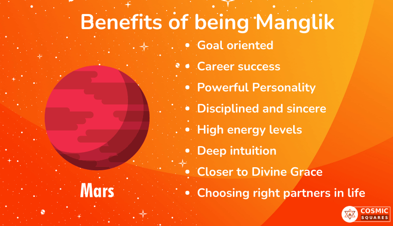 Benefits of being Manglik